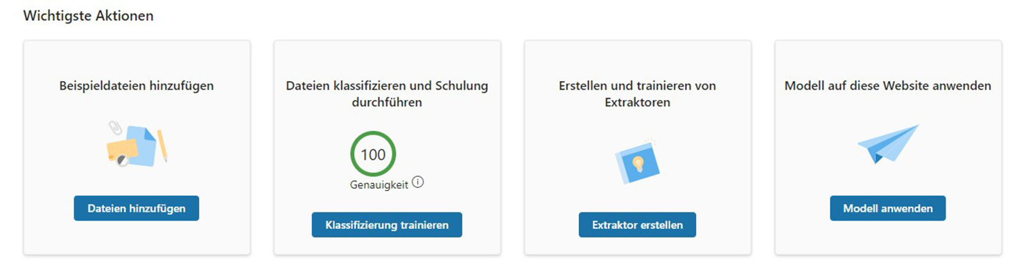 SharePoint-Syntex_Bild2_Wichtige-Aktionen